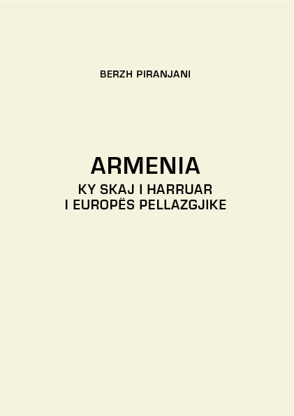 Armenia, ky skaj i harruar i Europës Pellazgjike cover